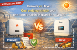 Huawei vs Deye : Quel onduleur choisir pour une centrale solaire industrielle au Maroc ?