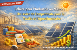 Solaire pour l’Industrie au Maroc : Un Levier de Compétitivité pour le Textile et l’Agroalimentaire